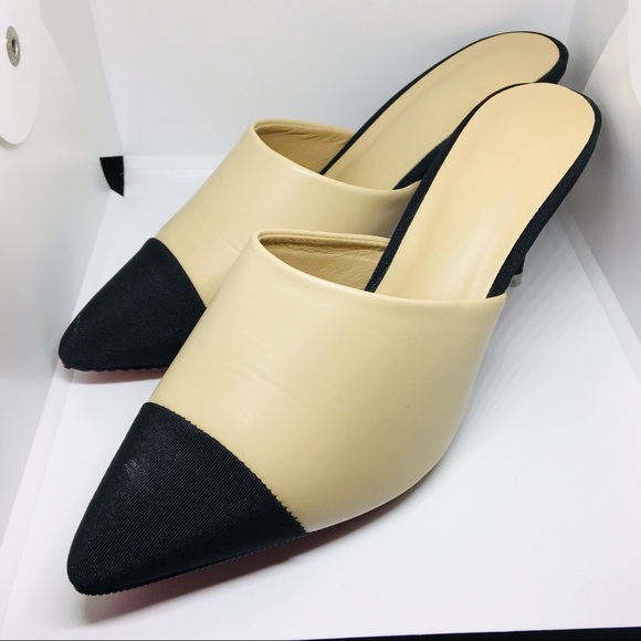 SHEIN Mules Pearl Heel NIB Sold Out - Picture 3 of 4